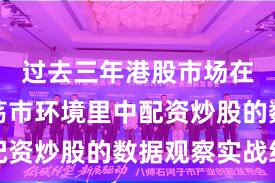 过去三年港股市场在当前震荡市环境里中配资炒股的数据观察实战经